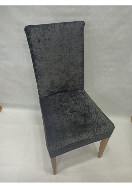 Siyah 6'lı Sandalye Kılıfı, Şık ve Koruyucu Ev Dekoru Aksesuarı