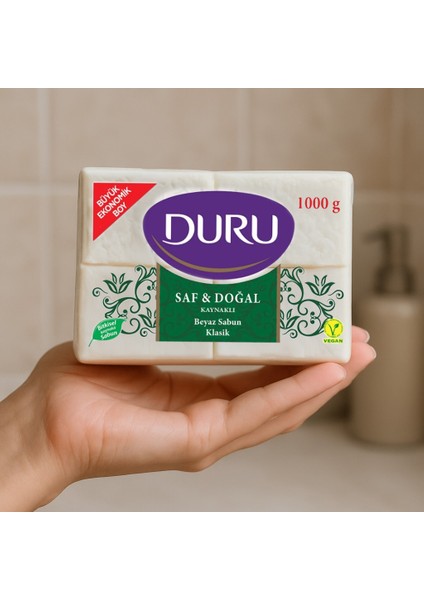 Saf ve Doğal Klasik Kalıp Sabun 4x250 gr