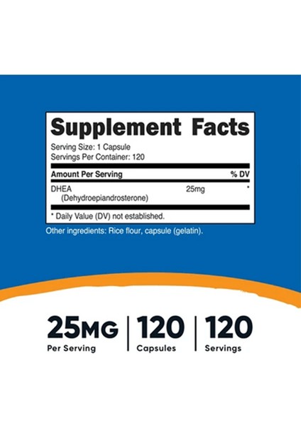 Dhea 25MG 120 Kapsül fiyatları