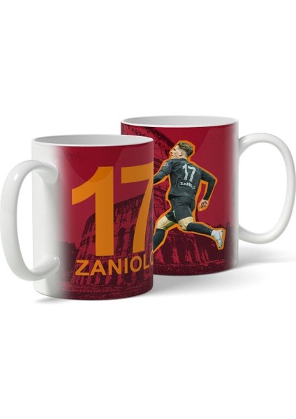 Kırmızı Nicolo Zaniolo Baskılı Seramik Kupa Bardak modelleri