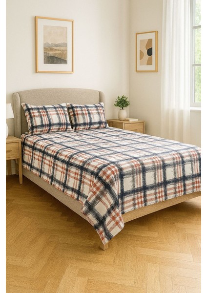 Lacivert Çift Kişilik Pamuk Pike Takımı, Konfor ve Şıklık Sunar.