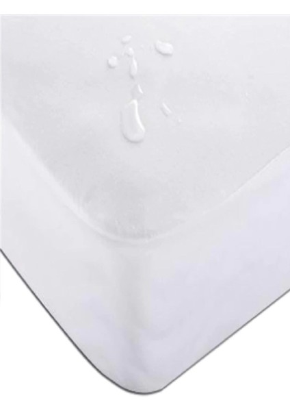 70X130 cm Sıvı Geçirmez Bebek Mikro Kumaş Alezi, Beyaz