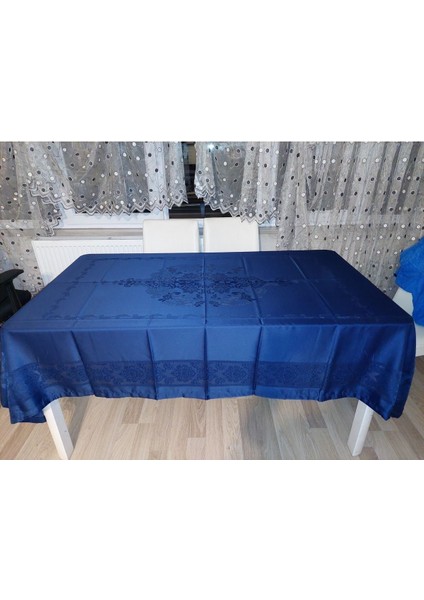 Lacivert Jakarlı Masa Örtüsü, Şık ve Kaliteli Tasarım fiyatları