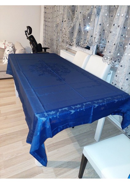Lacivert Jakarlı Masa Örtüsü, Şık ve Kaliteli Tasarım modelleri