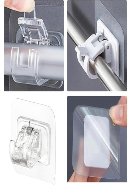 2 Adet Yaylı Boru Tutucu ve Kablo Düzenleyici Halka Kendinden Yapışkanlı Askı Tutucu Yaylı Kanca fiyatları