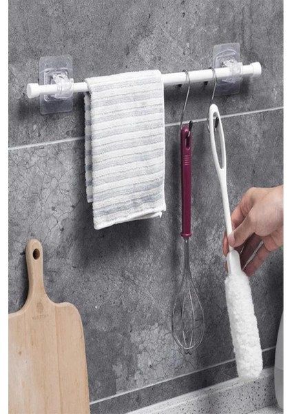 2 Adet Yaylı Boru Tutucu ve Kablo Düzenleyici Halka Kendinden Yapışkanlı Askı Tutucu Yaylı Kanca indirimleri