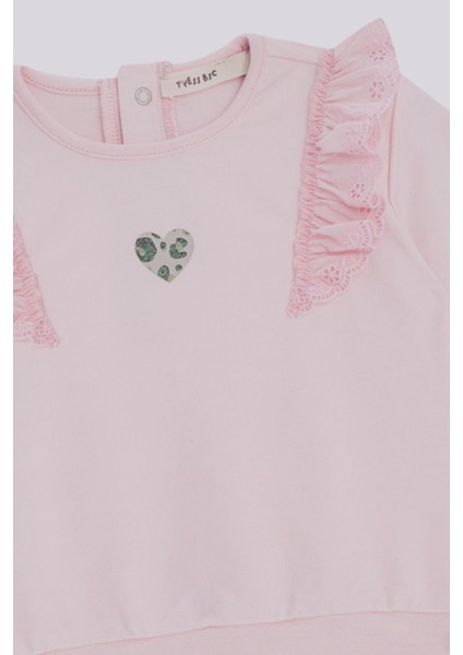 Bg Store Kız Bebek Pembe Eşofman Takım modelleri