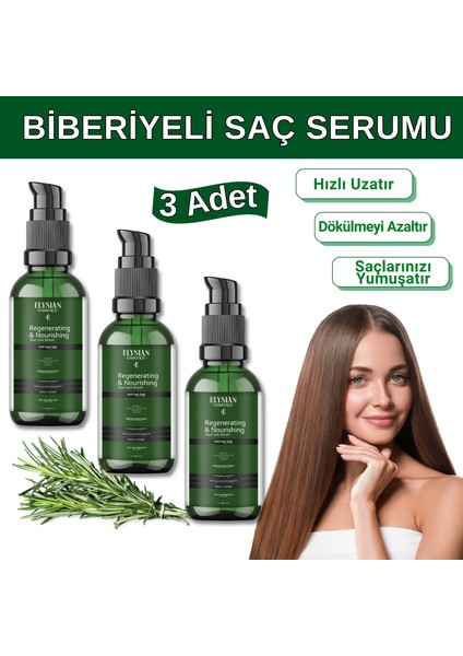 Biberiyeli Saç Serumu 3'lü Set