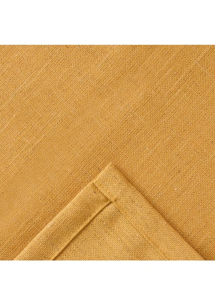 Hardal Renk Keten Masa Örtüsü 140X200 Cm, Şık ve Dayanıklı Tasarım fiyatları