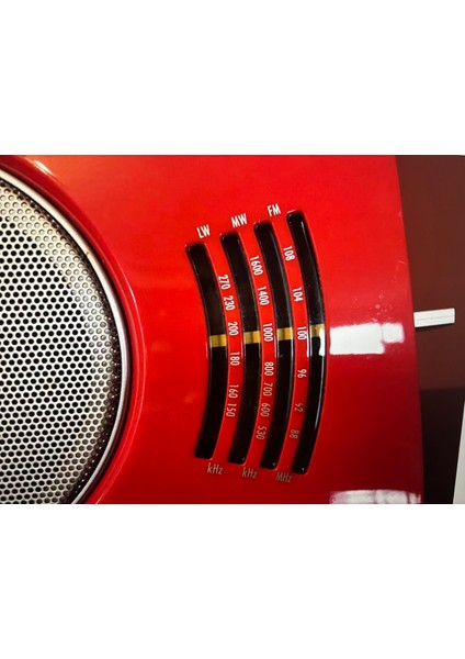 1980’S Grundig RP4900 Kırmızı Radyo - Çalışır Durumda indirimleri