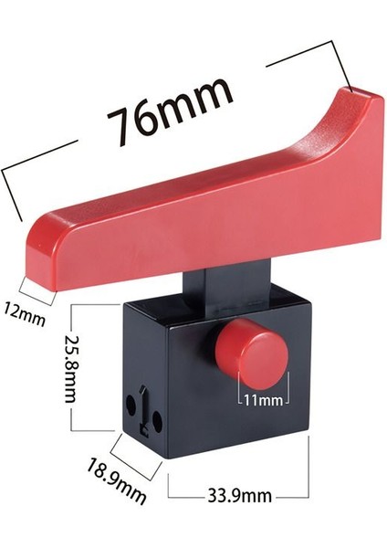 Elektrikli El Aletleri Makine Anahtarı 5A-8 Yüksek Güçlü Matkap Kesmemakinesi Tetik Anahtarı Tilki fiyatları