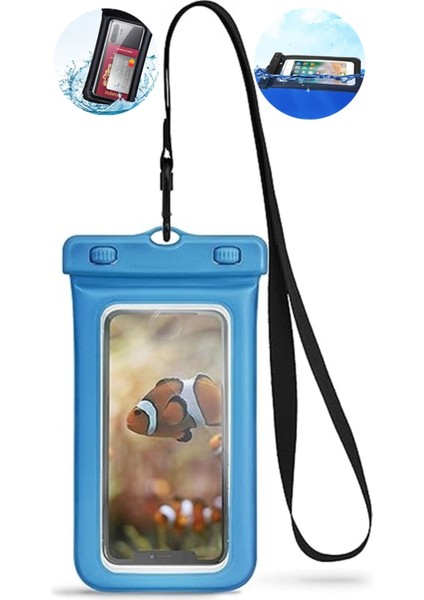 Renkli Su Geçirmez Telefon Kılıfı, Balonlu ve Güvenli Koruma