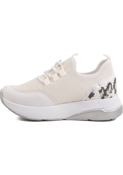 Beyaz Anorak Bağcıklı Kadın Sneaker 702417 Z fiyatları