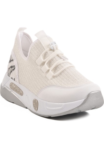 Beyaz Anorak Bağcıklı Kadın Sneaker 702417 Z modelleri