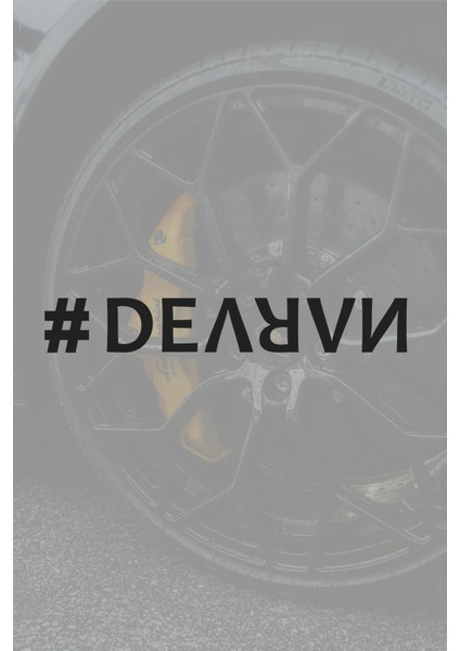 Dervan Oto Cam Araba Sticker