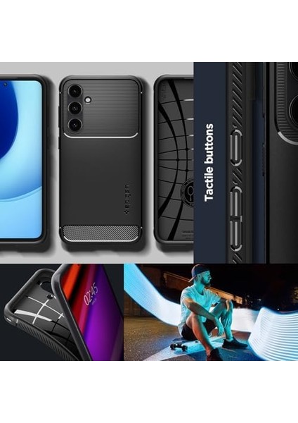 Galaxy S23 Fe Kılıf Rugged Armor Matte Black - ACS06376 fiyatları