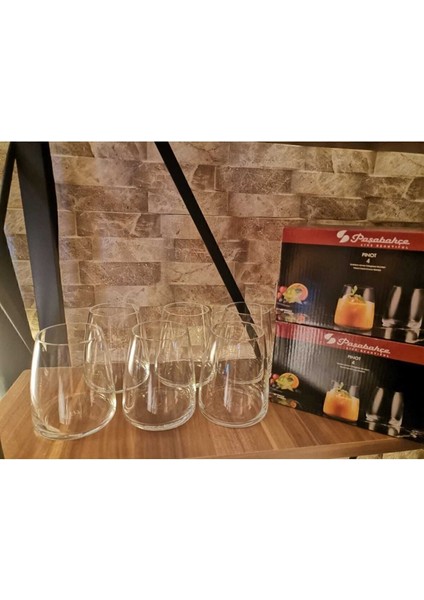 12'li Beyaz Su ve Latte Bardağı, 390 Cc, Şık ve Kullanışlı Set