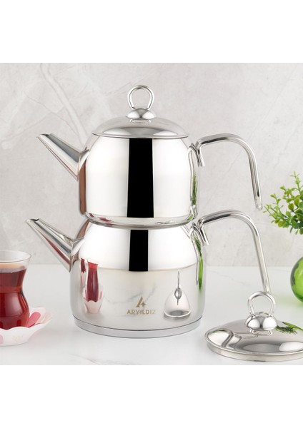 Renkli 4 Parça Çaydanlık Takımı, Şık ve Kullanışlı Ev Dekoru. modelleri