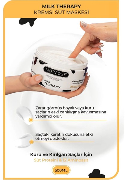 Milk Therapy Kremsi Süt Maskesi 500 ML - Bakım ve Canlılık - mrfs fiyatları