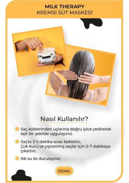 Milk Therapy Kremsi Süt Maskesi 500 ML - Bakım ve Canlılık - mrfs modelleri