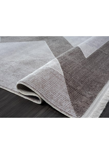 Trend 4102 Gri Akrilik Pamuk Yumuşak Modern Mutfak Yatak Odası Salon Oturma Halısı fırsatları