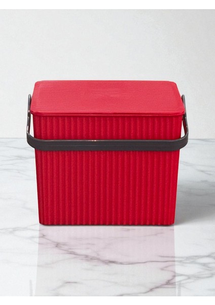 Rainbow Kırmızı Kare Kova Piknik Sepeti Meyve Kovası modelleri