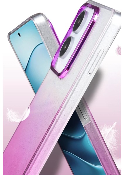 Xiaomi Redmi 13 4g Kılıf Simli Shinys Glossy Renk Geçişli Kapak fiyatları