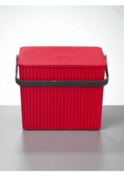 Rainbow Kırmızı Kare Kova Piknik Sepeti Meyve Kovası fırsatları