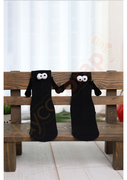 El Ele Tutuşan Çorap Mıknatıslı Arkadaşlık & Sevgili Çorabı Soket Boy Siyah RENK-DYELE101SYH fiyatları