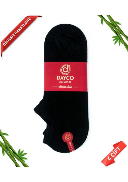 Premium Bambu Dikişsiz Sneakers Görünmez Spor Çorap 4'lü Karışık Paket fiyatları