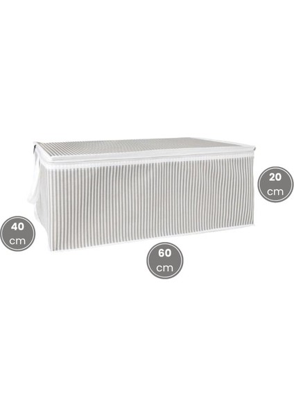 2’li Baskılı Baza Hurcu Seti, Yatak Kanepe Altı Yastık Kıyafet Çamaşır Düzenleyici (60X40XCM) 2 Adet fiyatları