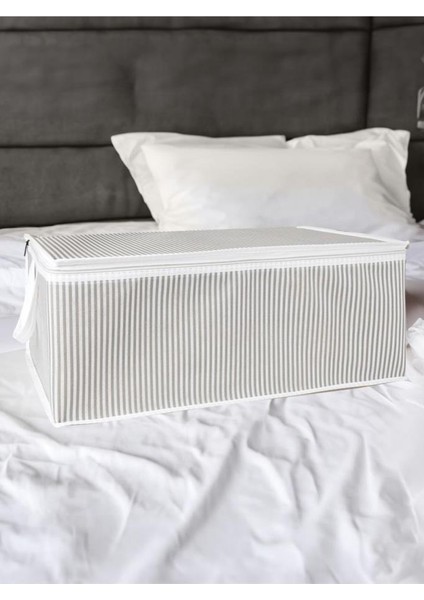 2’li Baskılı Baza Hurcu Seti, Yatak Kanepe Altı Yastık Kıyafet Çamaşır Düzenleyici (60X40XCM) 2 Adet fırsatları