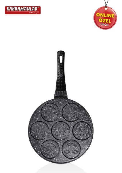 Helegra 26 cm Döküm Krep ve Pankek Tava Seti Yapışmaz Taban Eşit Isı Dağılımı indirimleri
