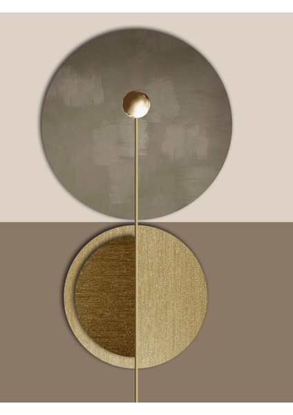 |gri-Gold Bohem Elegance Soyut Model |çerçeveli Temperli Cam Tablo Tekli Dikey fiyatları