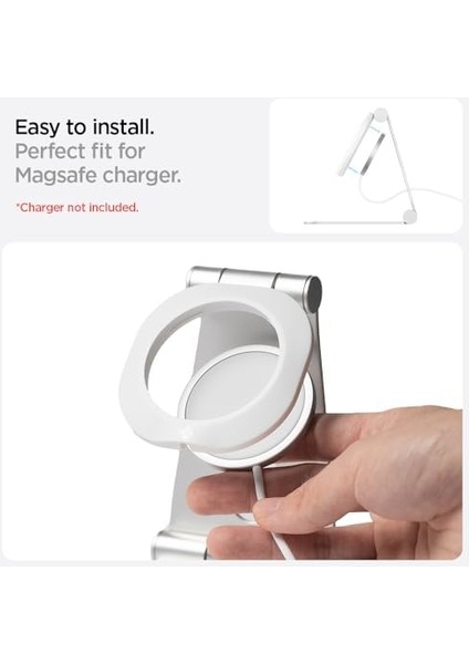 Magfit iPhone Için Magsafe Özellikli (Magsafe Şarj Dahil Değildir) Şarj Standı White - AMP02673 fiyatları
