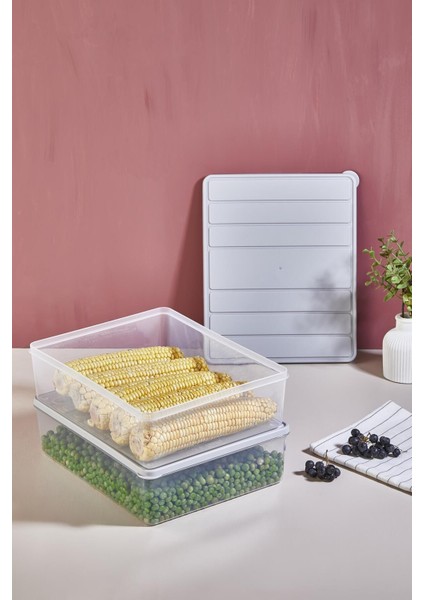 Mor Saklama Kabı Seti, 2 Adet 4 Litrelik, Şık ve Kullanışlı Ev Organizasyonu Ürünü indirimleri