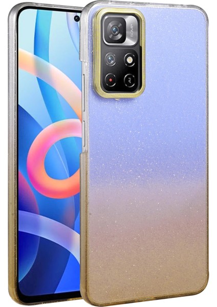 Xiaomi Redmi Note 11 Pro 5g Kılıf Simli Shinys Glossy Renk Geçişli Kapak