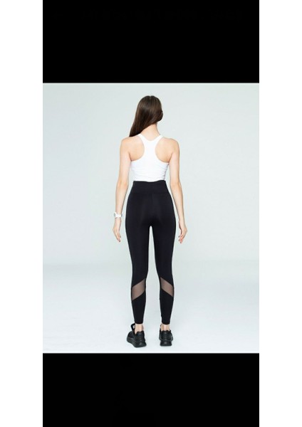 Geniş Kemer Tül Detaylı Tayt fiyatları