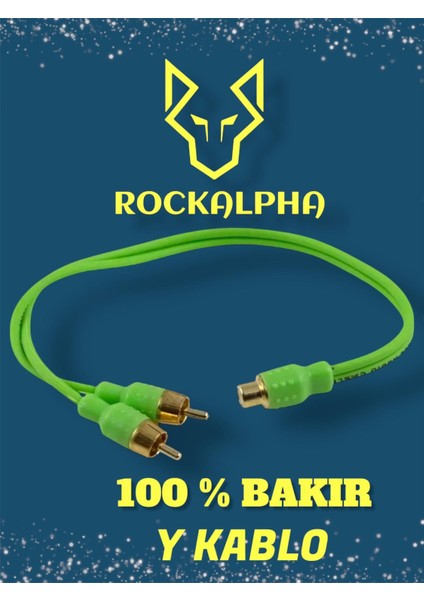 Rockalpha Bakır Ye Kablo Y Fiş