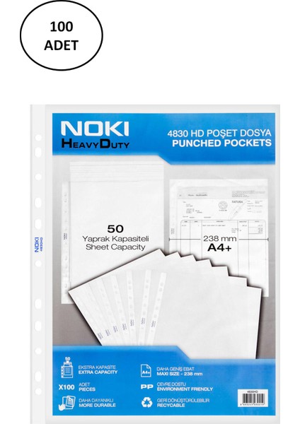 Hd Poşet Dosya 100 Adet