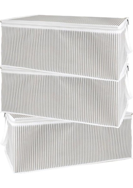 3’lü Baskılı Baza Hurcu Seti, Yatak Kanepe Altı Yastık Kıyafet Çamaşır Düzenleyici (60X40XCM) 3 Adet modelleri