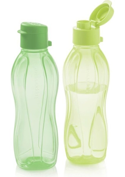 Orman Yeşili ve Lime Renkli 2'li 500 ml Şişe Seti