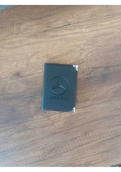 Mercedes Yaldızlı Deri Dikişli Araç Ruhsat Kılıfı Kabı Oto Ruhsatlık Araba Ruhsat Koruyucu indirimleri