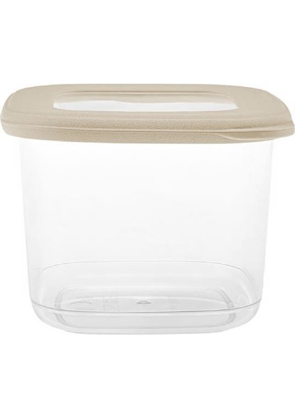 12'li 550 ml Saklama Kabı Seti Bej Renkli, Pratik ve Şık Mutfak Gereçleri