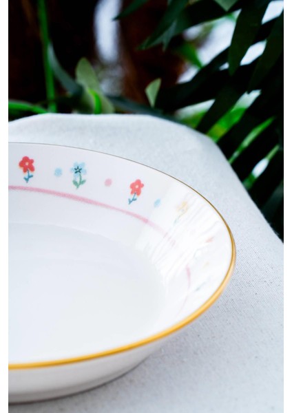 6 Parça Renkli Yemek Tabağı, 19 Cm, Şık ve Kullanışlı Set modelleri