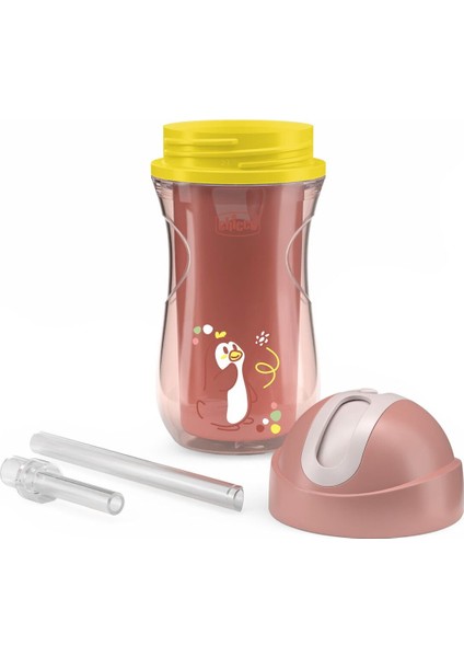 Pembe Spor Bardak Pipetli 14 Ay+ Kız Çocuklar Için Neşeli Içecek Şıklığı modelleri