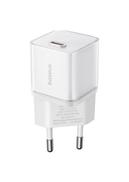 GAN5S Hızlı Şarj Adaptörü 1c, 20W Eu, Ay Beyazı fiyatları