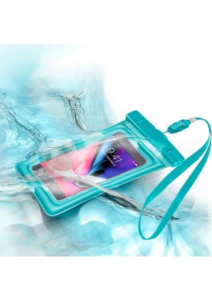 Turkuaz Su Geçirmez Balonlu Telefon Kılıfı, Sualtı ve Güçlü Koruma, Çok Renkli fiyatları
