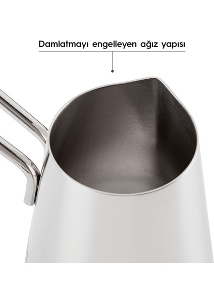 Paslanmaz Çelik 4 Parça Standlı Cezve Seti, Dayanıklı ve Şık Mutfak Gereci modelleri