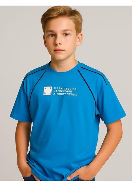 Çocuk Mark Yazılı Oversize Tasarım T-Shirt fırsatları